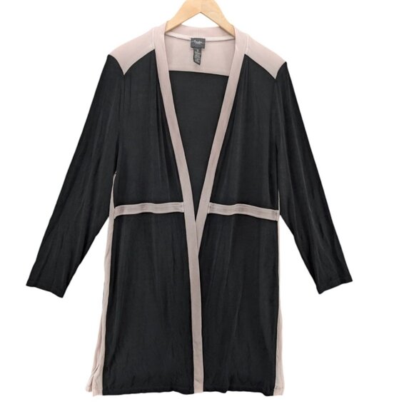 Chico's Jackets & Coats Chicos Travelers Long Cardigan Women Black